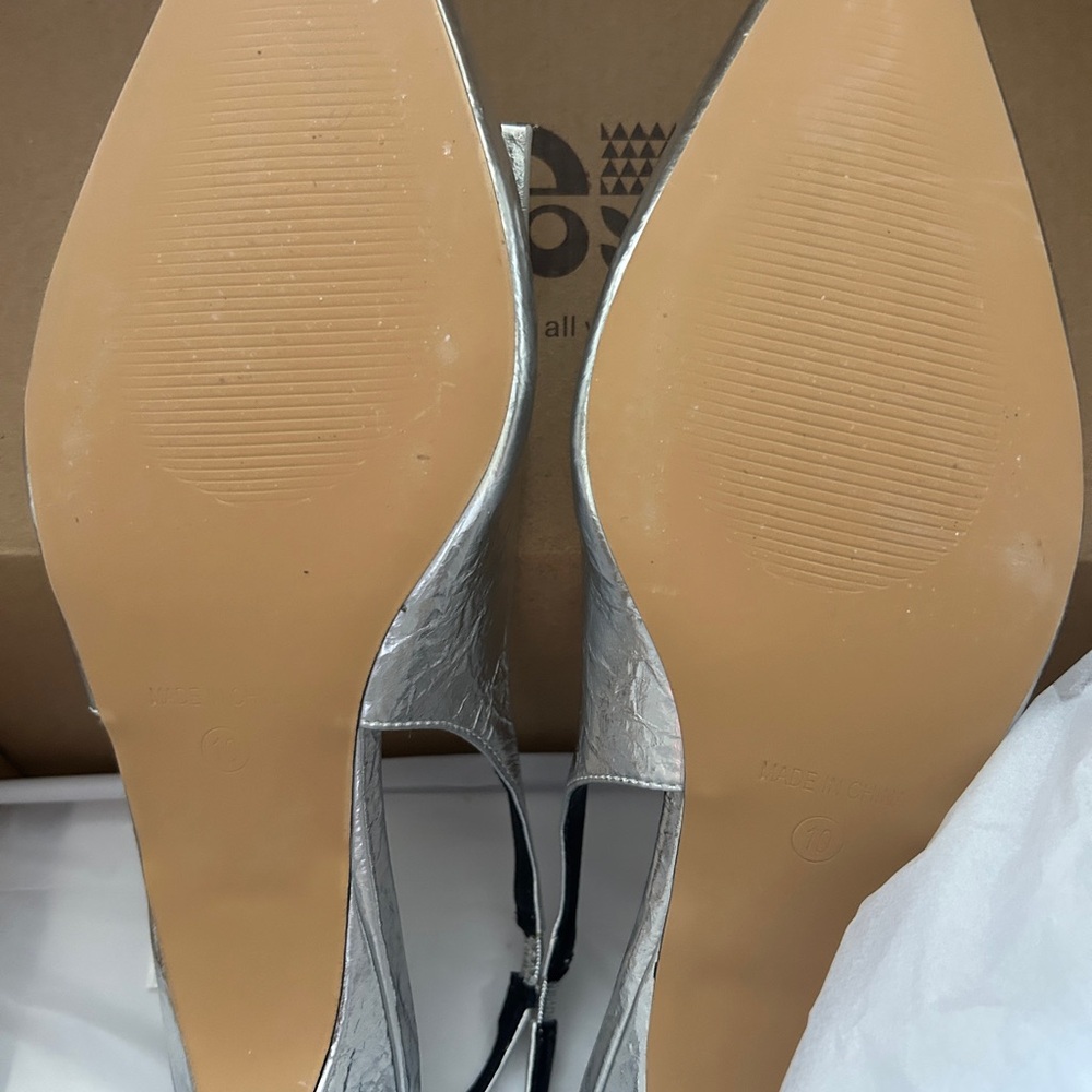 Amazon Silver Heels Elegant Shoes